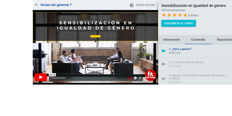 Genero berdintasunari buruzko sentsibilizazio ikastaroa