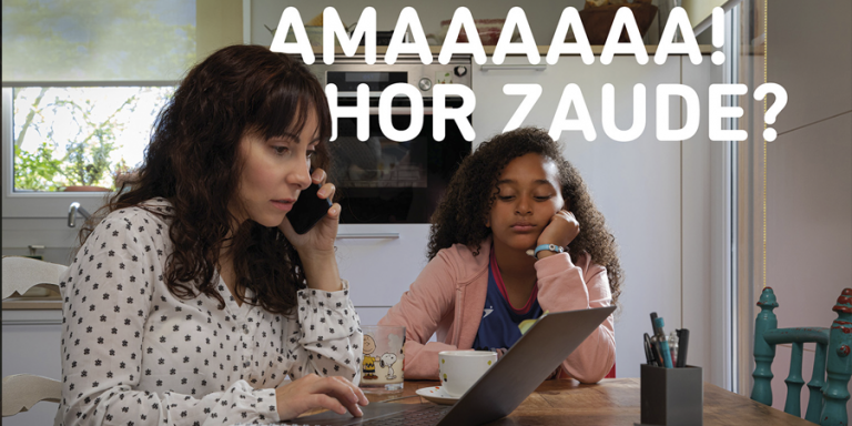 Ama, hor zaude?
