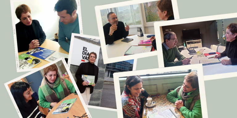 Encuentro con medios de comunicación en Gipuzkoa